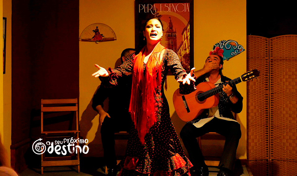 Espetáculo flamenco na Baraka Sala Flamenca